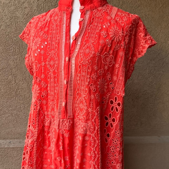 Johnny Was Red  dress - Picture 3 of 5